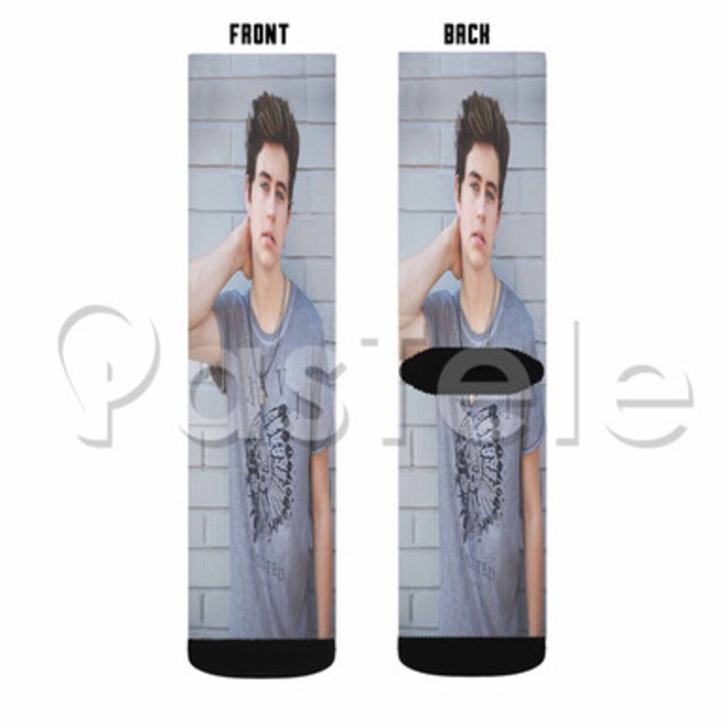 Nash Grier Custom Sublimation Printed Socks Polyester Acrylic Nylon Spandex