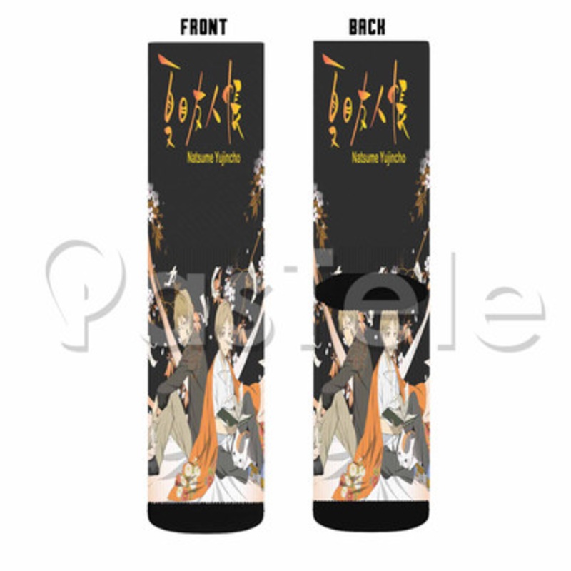 Natsume Y jin Ch Go Custom Sublimation Printed Socks Polyester Acrylic Nylon Spandex