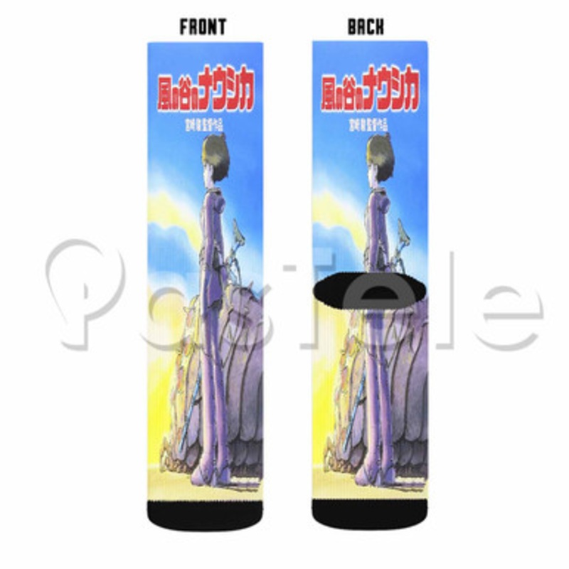 Nausica of the Valley of the Wind Custom Sublimation Printed Socks Polyester Acrylic Nylon Spandex