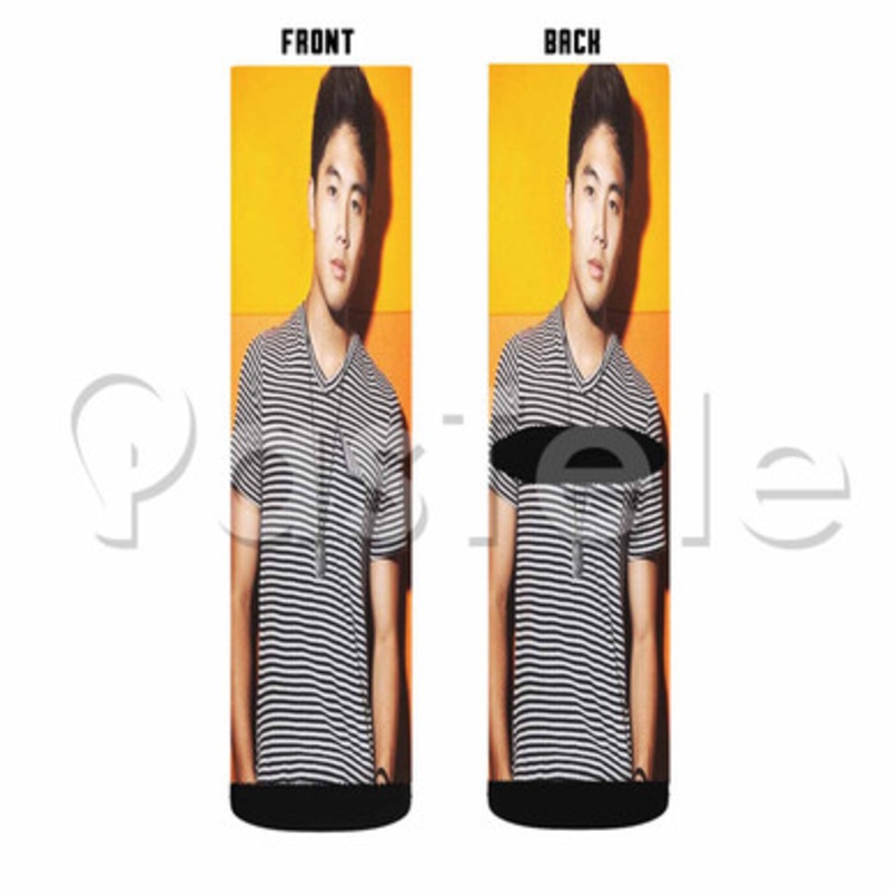 Niga Higa Custom Sublimation Printed Socks Polyester Acrylic Nylon Spandex