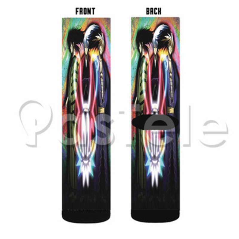 Nura Rise of the Yokai Clan Demon Capital Custom Sublimation Printed Socks Polyester Acrylic Nylon S