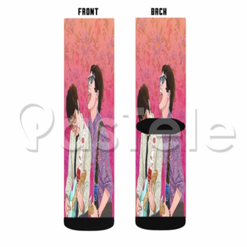 Pretty Odd Ryden Custom Sublimation Printed Socks Polyester Acrylic Nylon Spandex