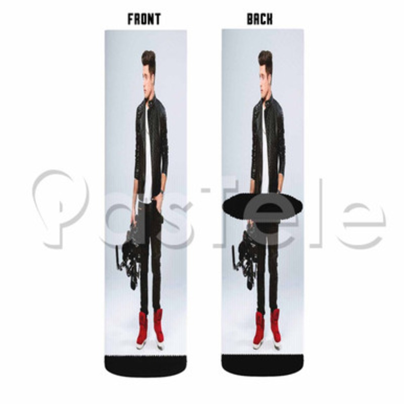 Sawyer Hartman Custom Sublimation Printed Socks Polyester Acrylic Nylon Spandex