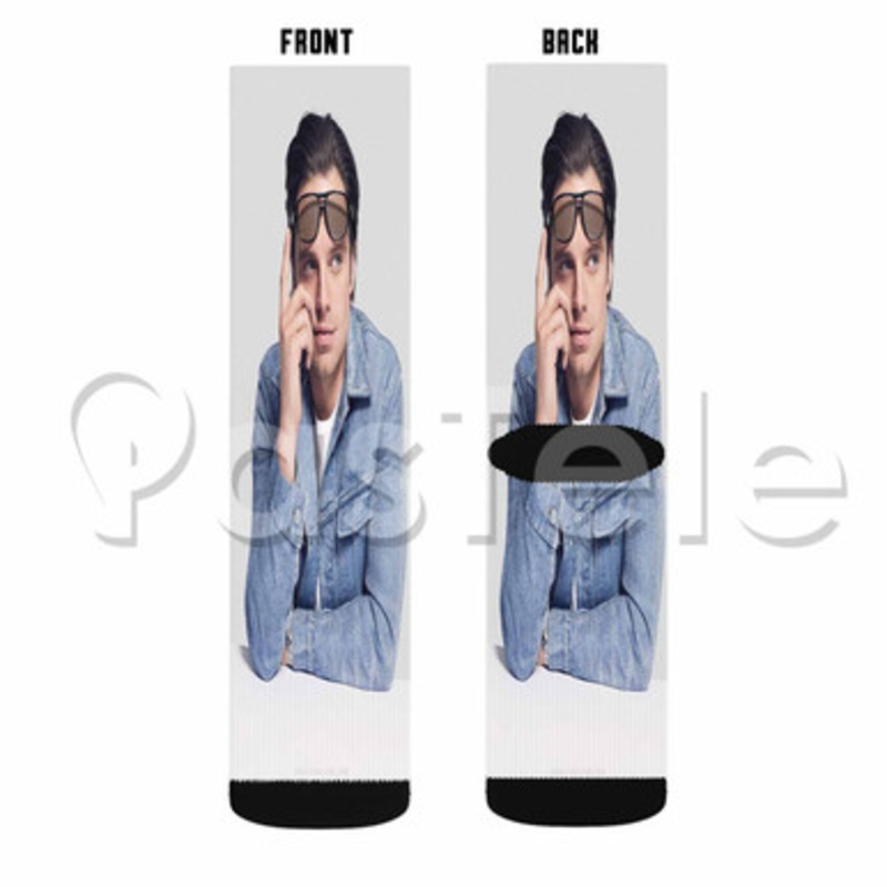 Sebastian Stan Custom Sublimation Printed Socks Polyester Acrylic Nylon Spandex