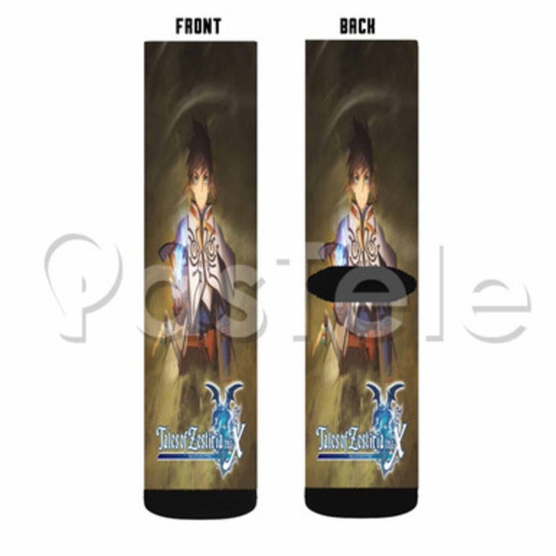 Tales of Zestiria X Custom Sublimation Printed Socks Polyester Acrylic Nylon Spandex