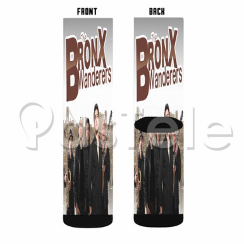 The Bronx Wanderers Custom Sublimation Printed Socks Polyester Acrylic Nylon Spandex