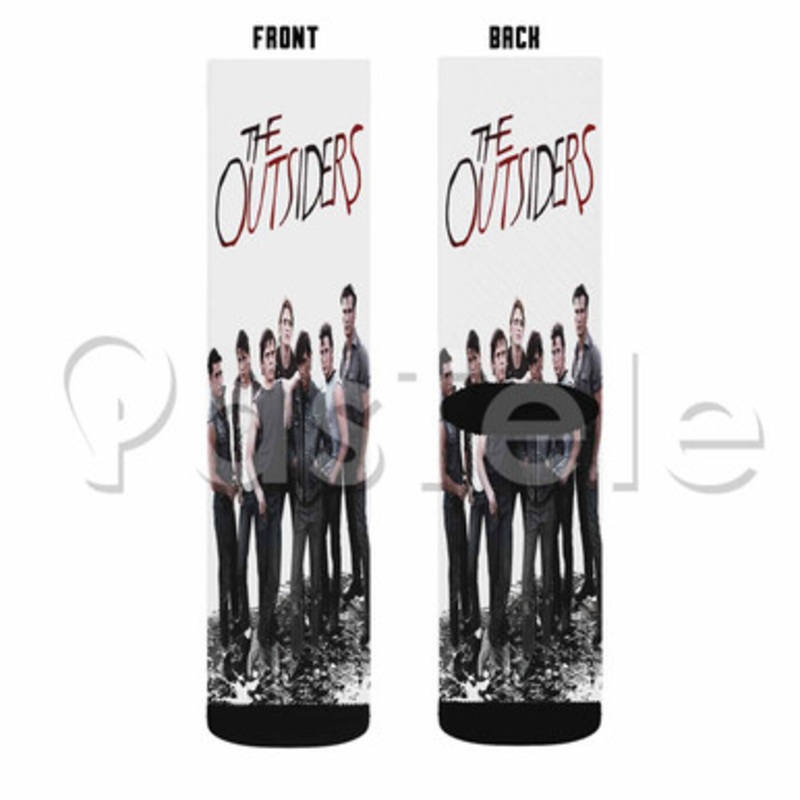 The Outsiders Custom Sublimation Printed Socks Polyester Acrylic Nylon Spandex