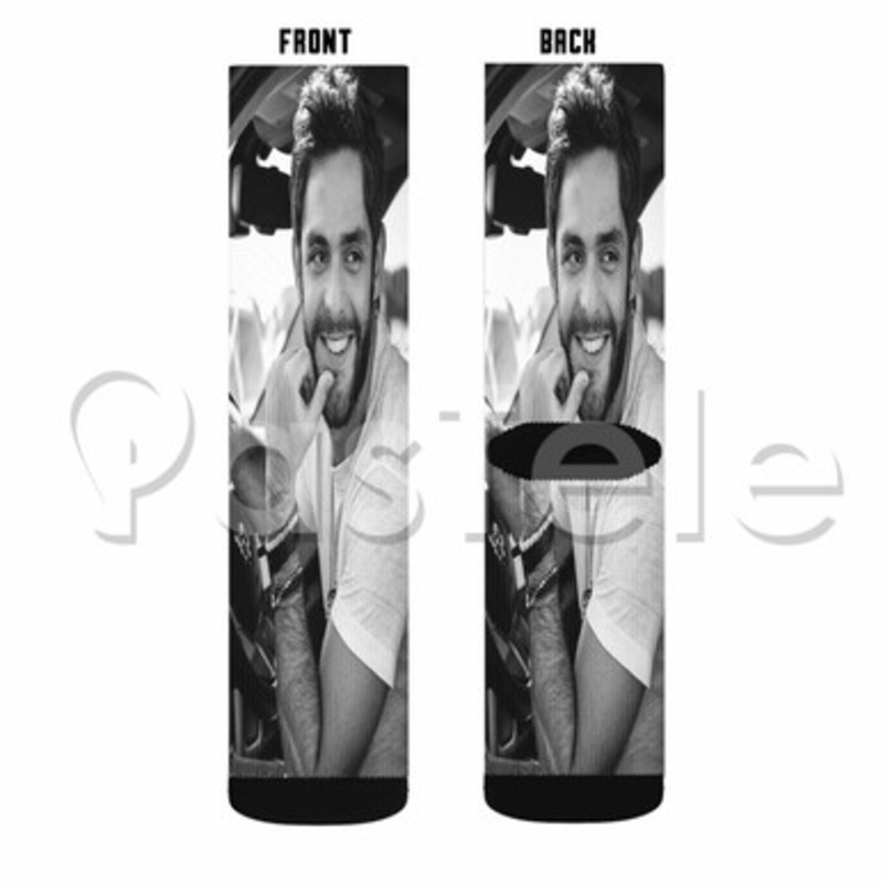 Thomas Rhett Custom Sublimation Printed Socks Polyester Acrylic Nylon Spandex