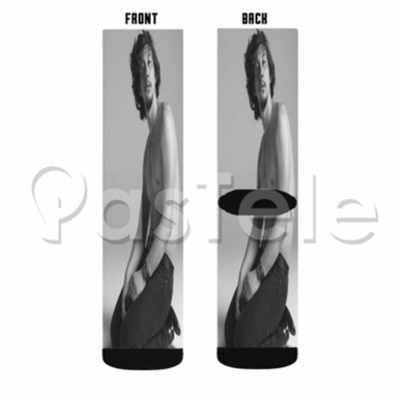 Adam Driver Custom Sublimation Printed Socks Polyester Acrylic Nylon Spandex