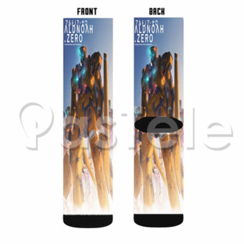 Aldnoah Zero Custom Sublimation Printed Socks Polyester Acrylic Nylon Spandex