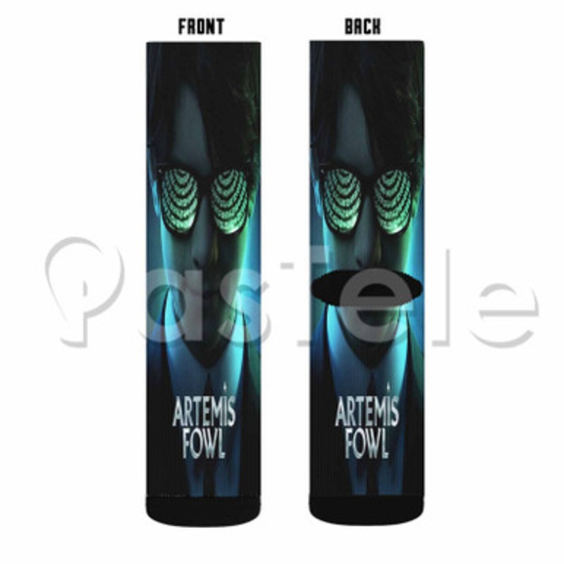Artemis Fowl Custom Sublimation Printed Socks Polyester Acrylic Nylon Spandex