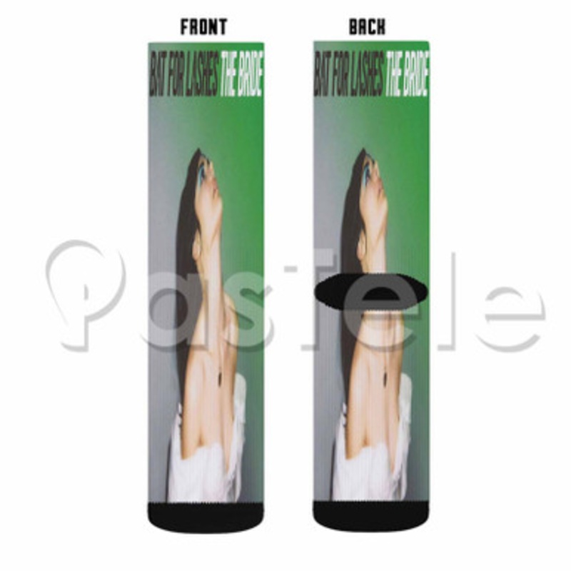 Bat For Lashes Joe s Dream Custom Sublimation Printed Socks Polyester Acrylic Nylon Spandex
