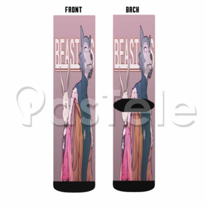 Beastars Custom Sublimation Printed Socks Polyester Acrylic Nylon Spandex