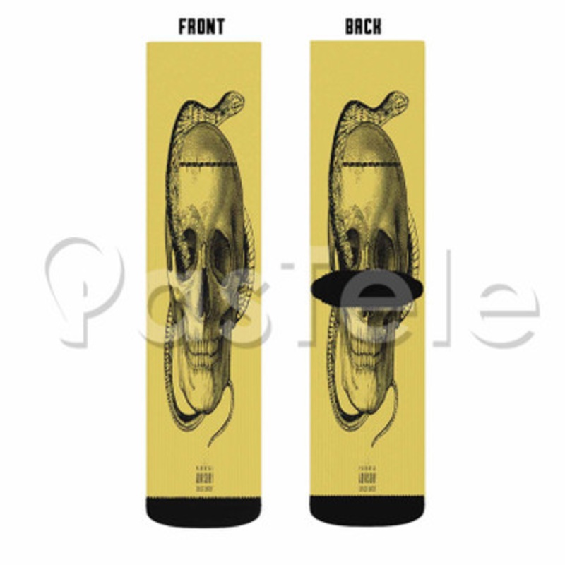 Beerbongs and Bentleys Post Malone Custom Sublimation Printed Socks Polyester Acrylic Nylon Spandex