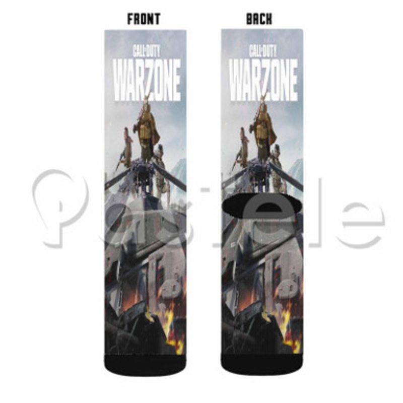 Call of Duty Warzone Custom Sublimation Printed Socks Polyester Acrylic Nylon Spandex