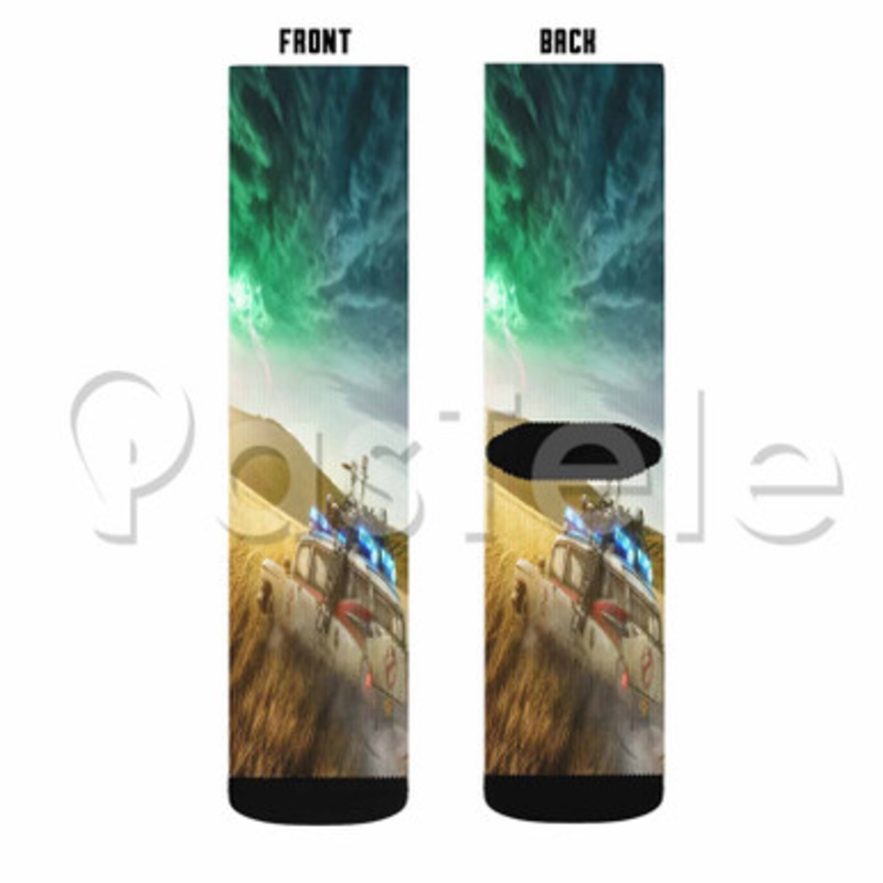 Ghostbusters 3 Afterlife Custom Sublimation Printed Socks Polyester Acrylic Nylon Spandex