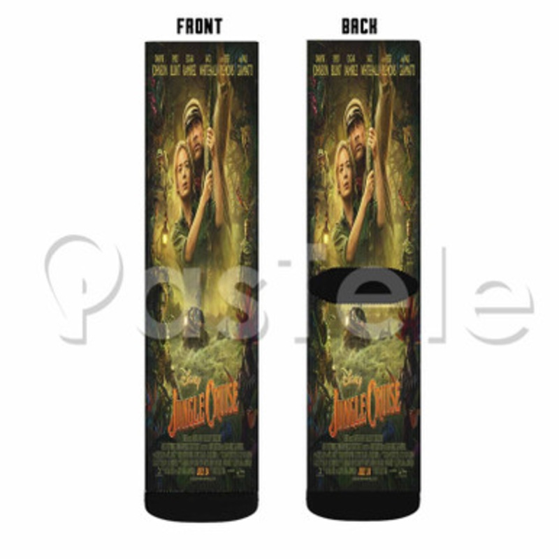 Jungle Cruise Custom Sublimation Printed Socks Polyester Acrylic Nylon Spandex