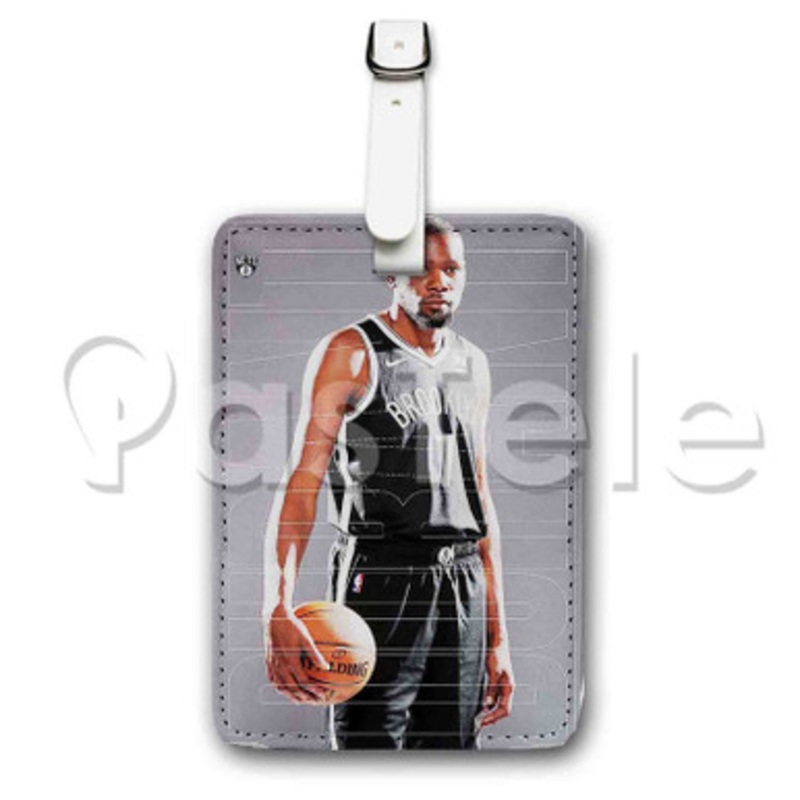 Kevin Durant Brooklyn Nets NBA Custom Personalized Luggage Tags PU Leather Travel Baggage Name ID Labels