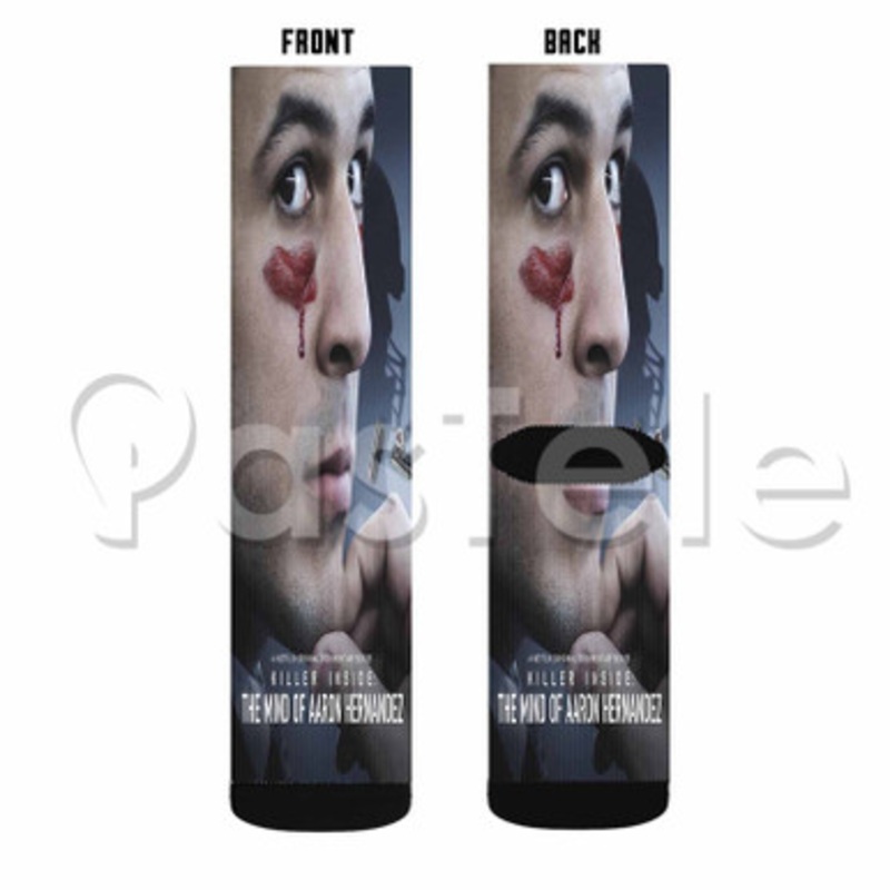 Killer Inside The Mind of Aaron Hernandez Custom Sublimation Printed Socks Polyester Acrylic Nylon S