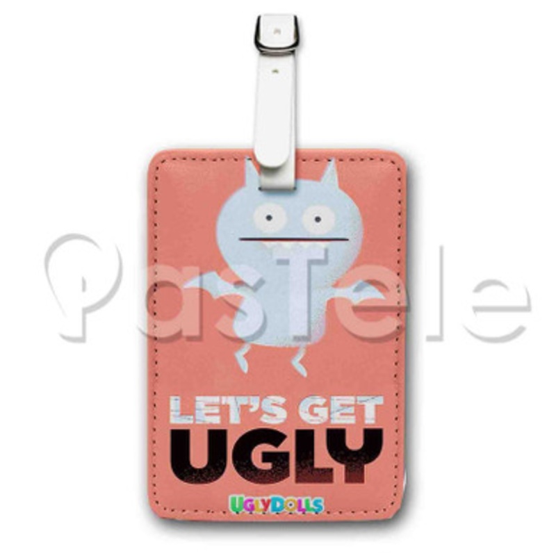 Let s Get Ugly Custom Personalized Luggage Tags PU Leather Travel Baggage Name ID Labels