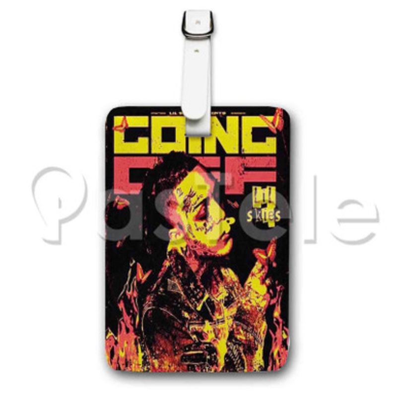 Lil Skies Going Off Custom Personalized Luggage Tags PU Leather Travel Baggage Name ID Labels