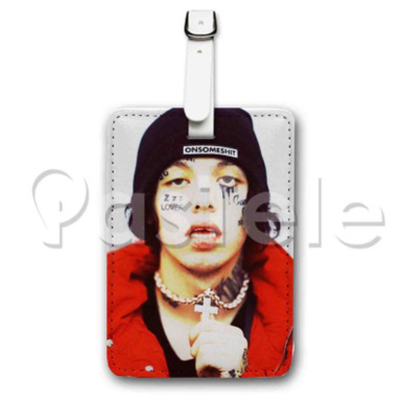 Lil Xan Custom Personalized Luggage Tags PU Leather Travel Baggage Name ID Labels
