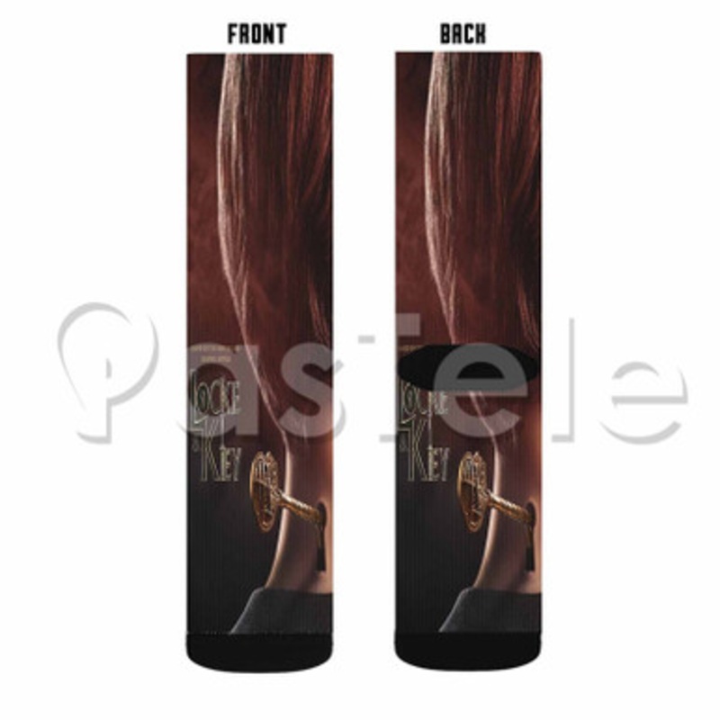 Locke and Key Custom Sublimation Printed Socks Polyester Acrylic Nylon Spandex