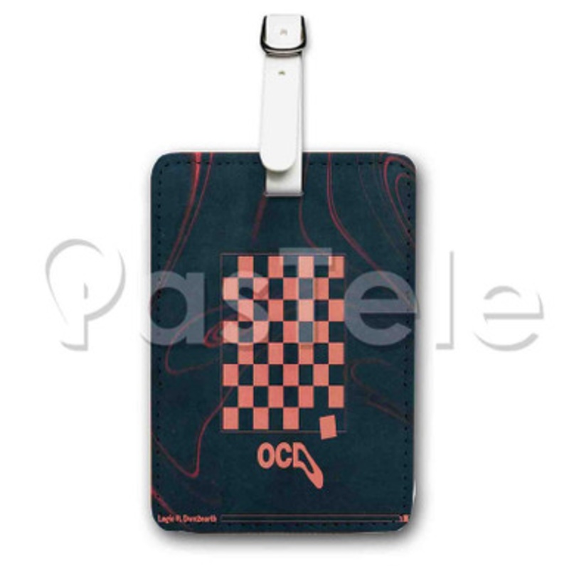 Logic OCD Custom Personalized Luggage Tags PU Leather Travel Baggage Name ID Labels
