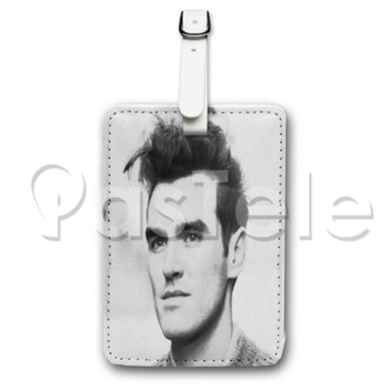 morrissey Custom Personalized Luggage Tags PU Leather Travel Baggage Name ID Labels