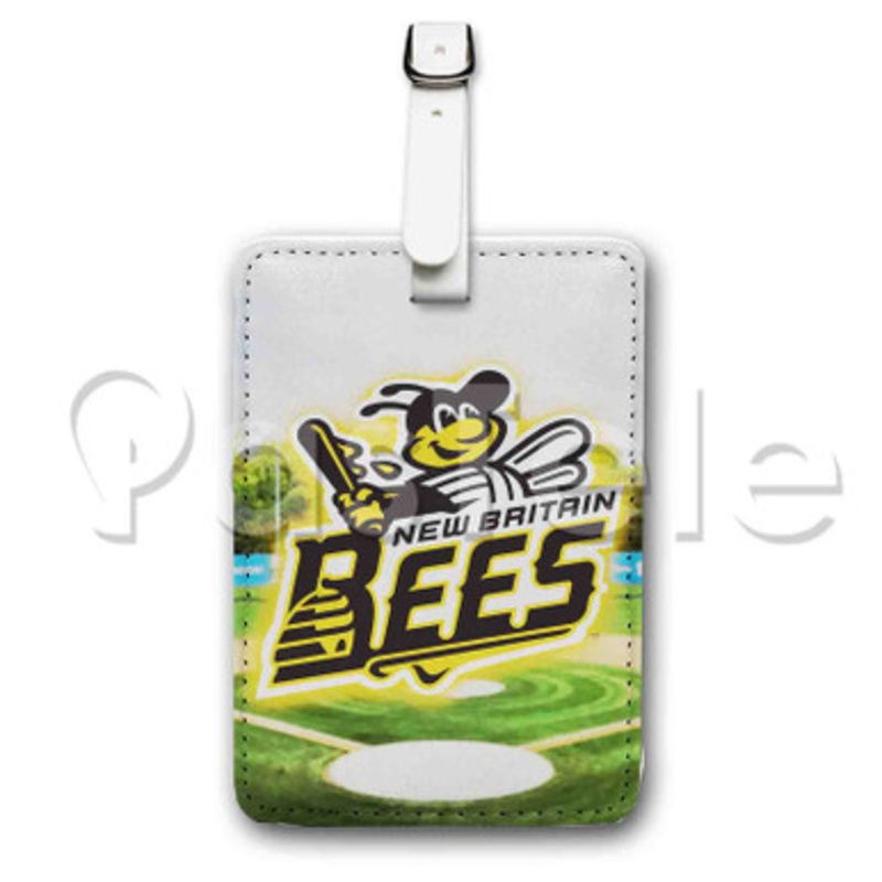 New Britain Bees Custom Personalized Luggage Tags PU Leather Travel Baggage Name ID Labels