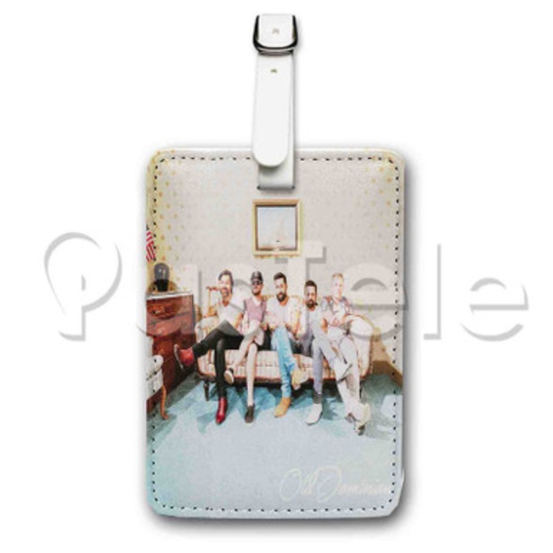 Old Dominion Custom Personalized Luggage Tags PU Leather Travel Baggage Name ID Labels