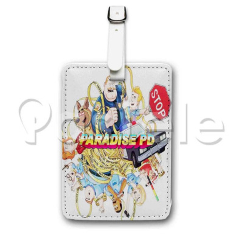 Paradise PD Custom Personalized Luggage Tags PU Leather Travel Baggage Name ID Labels