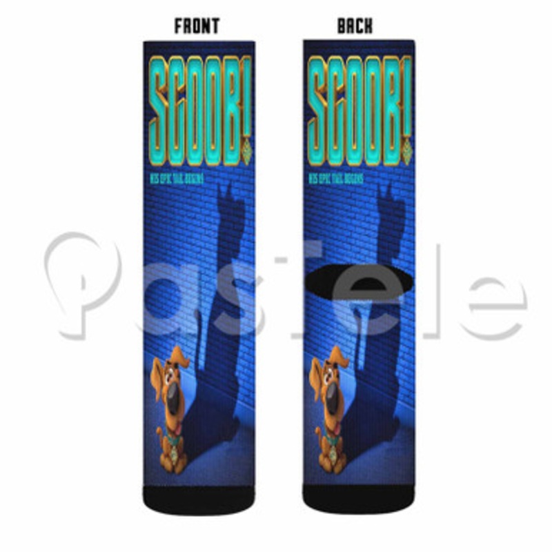 Scoob Custom Sublimation Printed Socks Polyester Acrylic Nylon Spandex