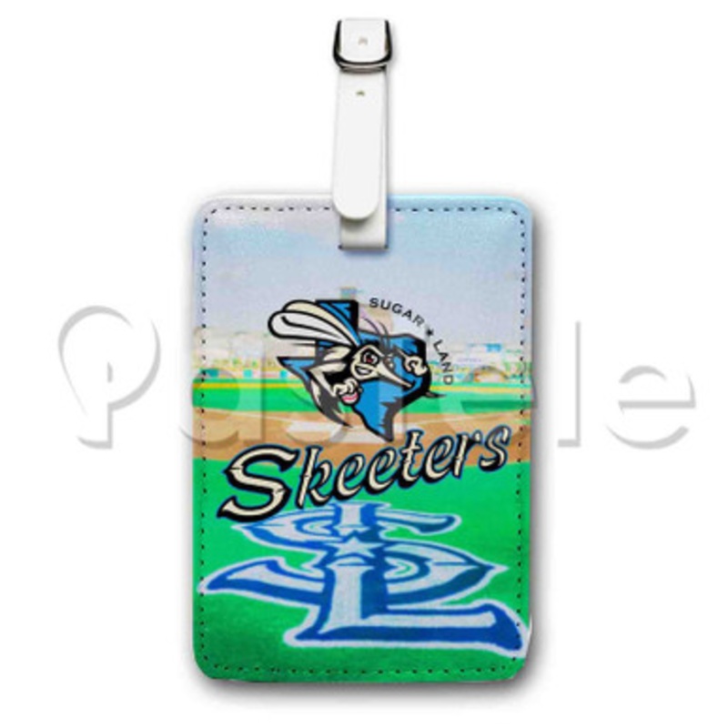 Sugar Land Skeeters Custom Personalized Luggage Tags PU Leather Travel Baggage Name ID Labels