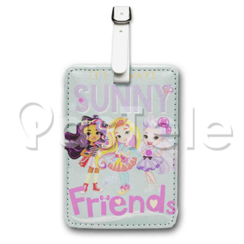 Sunny Day Custom Personalized Luggage Tags PU Leather Travel Baggage Name ID Labels