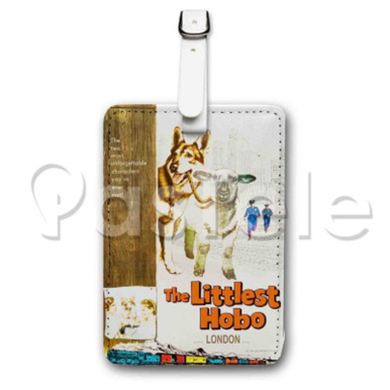 The Littlest Hobo Custom Personalized Luggage Tags PU Leather Travel Baggage Name ID Labels