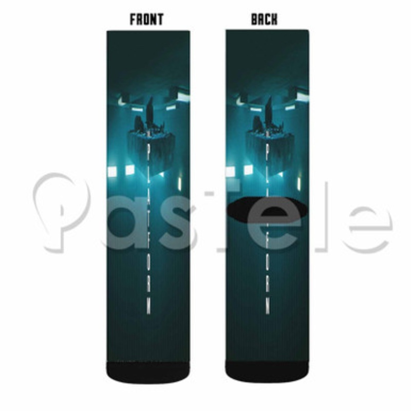 THE PLATFORM Custom Sublimation Printed Socks Polyester Acrylic Nylon Spandex