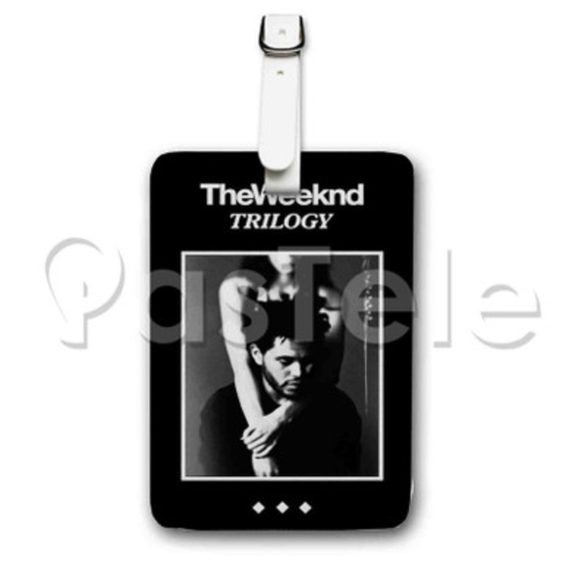The Weeknd Trilogy Custom Personalized Luggage Tags PU Leather Travel Baggage Name ID Labels