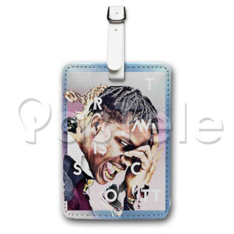 Travis Scott Custom Personalized Luggage Tags PU Leather Travel Baggage Name ID Labels