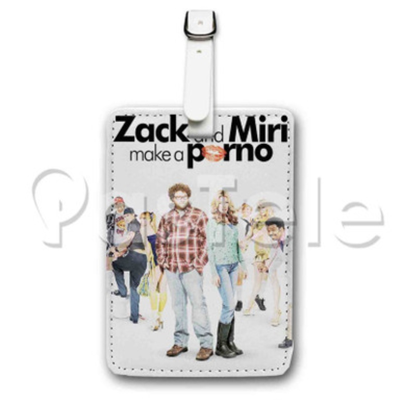 Zack and Miri Make a Porn Custom Personalized Luggage Tags PU Leather Travel Baggage Name ID Labels