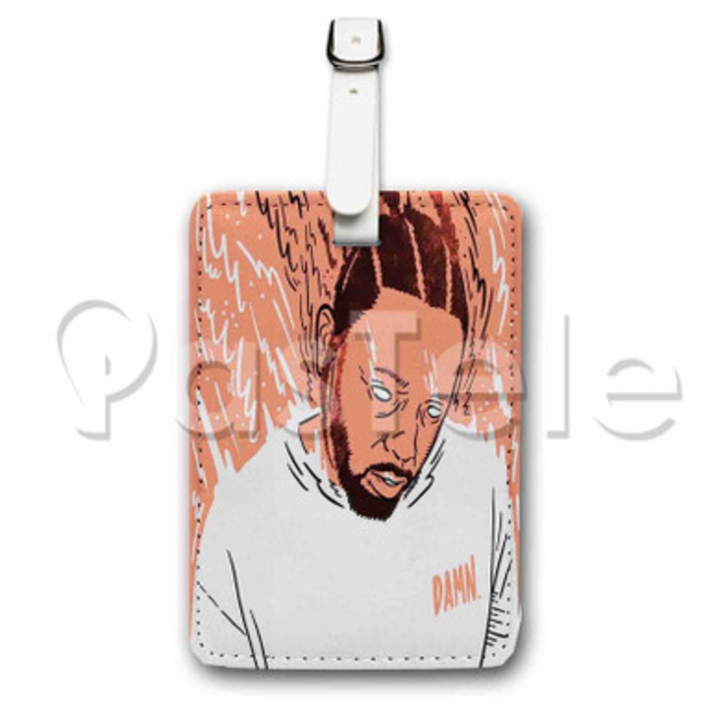 Kendrick Lamar Custom Personalized Luggage Tags PU Leather Travel Baggage Name ID Labels