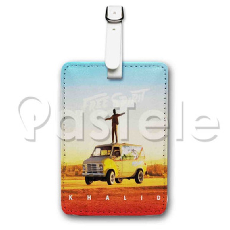 Khalid Free Spirit Custom Personalized Luggage Tags PU Leather Travel Baggage Name ID Labels