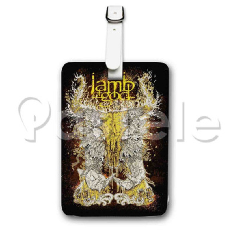 Lamb of Good Custom Personalized Luggage Tags PU Leather Travel Baggage Name ID Labels
