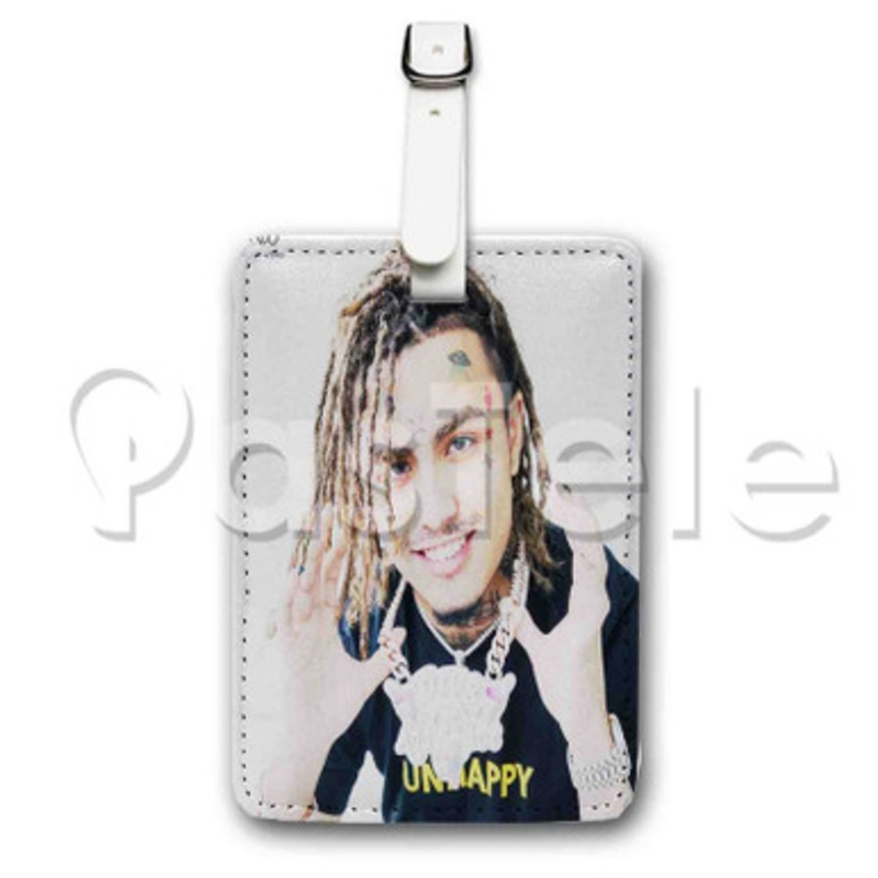 Lil Pump Custom Personalized Luggage Tags PU Leather Travel Baggage Name ID Labels