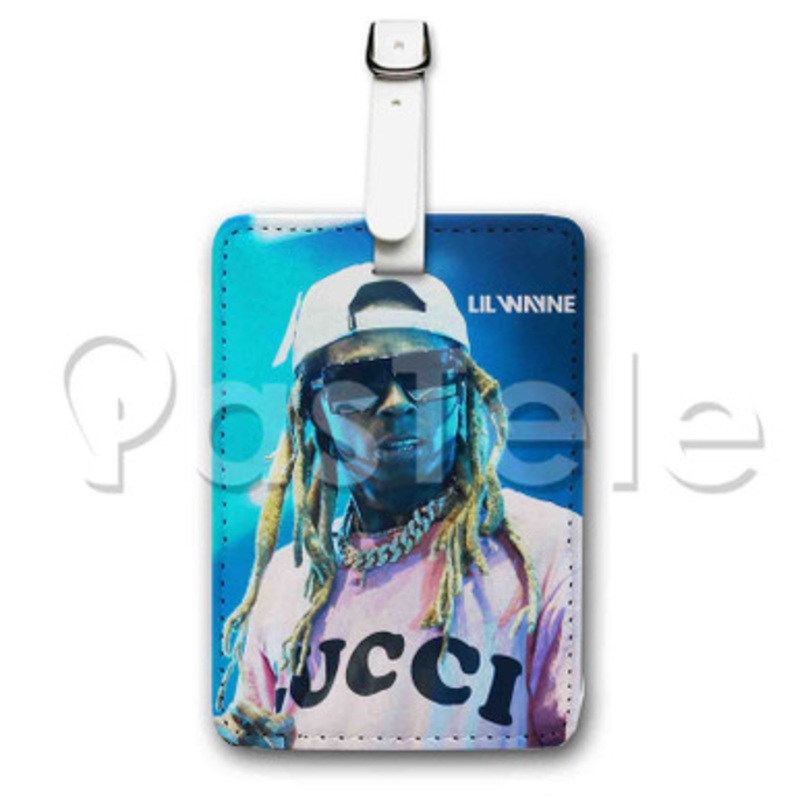 Lil Wayne Custom Personalized Luggage Tags PU Leather Travel Baggage Name ID Labels