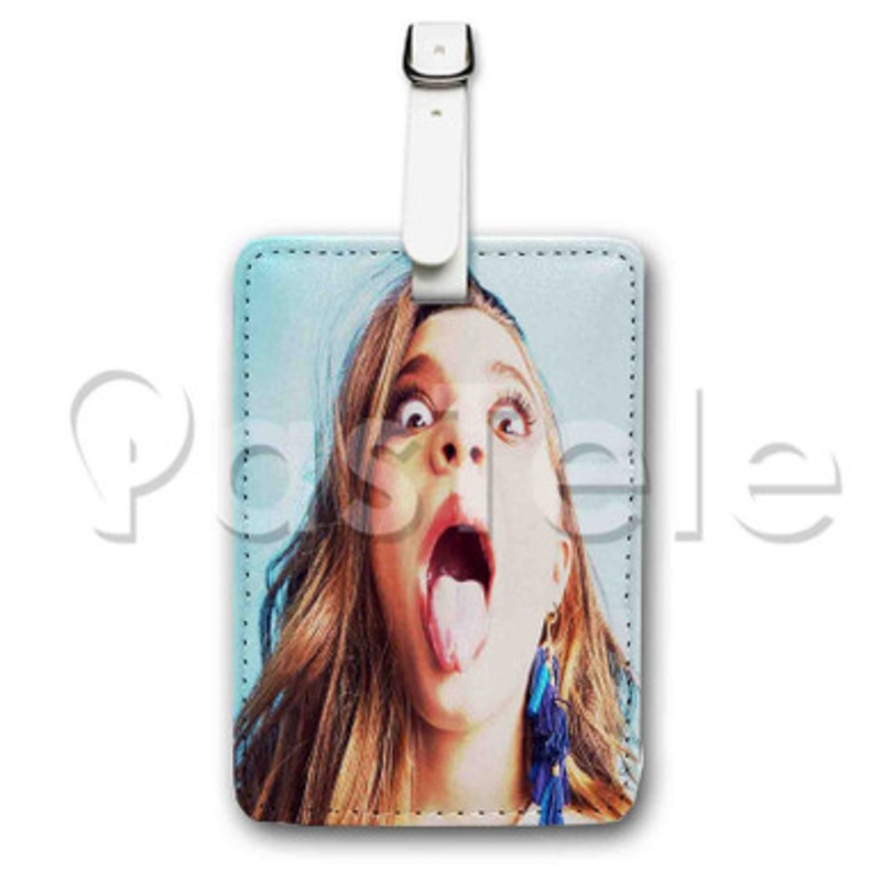 mackenzie ziegler 2 Custom Personalized Luggage Tags PU Leather Travel Baggage Name ID Labels
