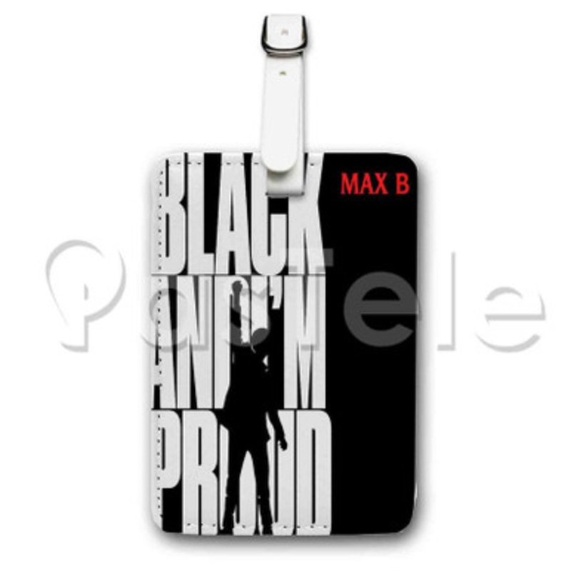 Max B Custom Personalized Luggage Tags PU Leather Travel Baggage Name ID Labels