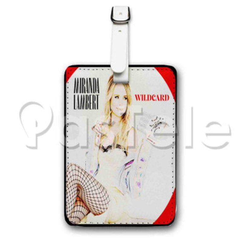 Miranda Lambert Wildcard Custom Personalized Luggage Tags PU Leather Travel Baggage Name ID Labels