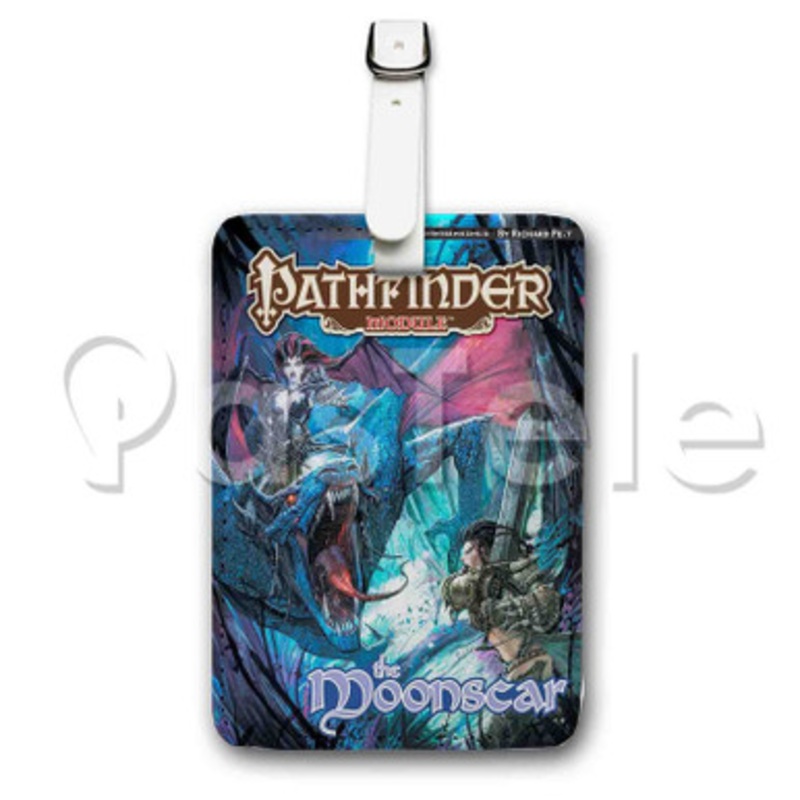 Moonscar The Module Custom Personalized Luggage Tags PU Leather Travel Baggage Name ID Labels