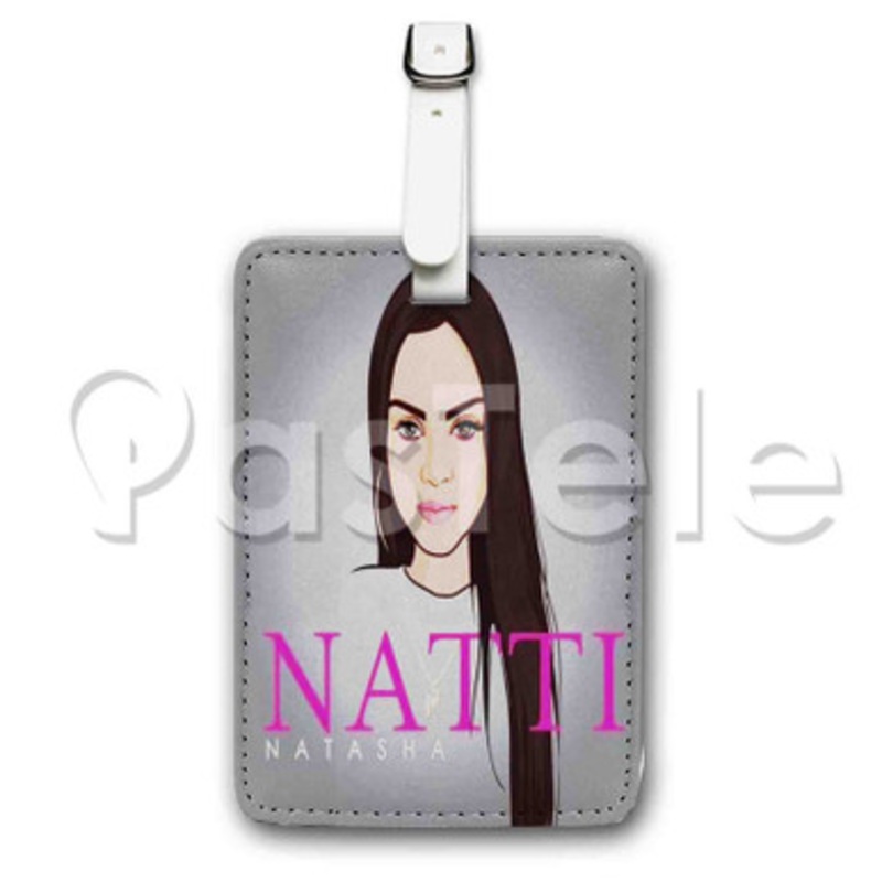 Natti Natasha Custom Personalized Luggage Tags PU Leather Travel Baggage Name ID Labels